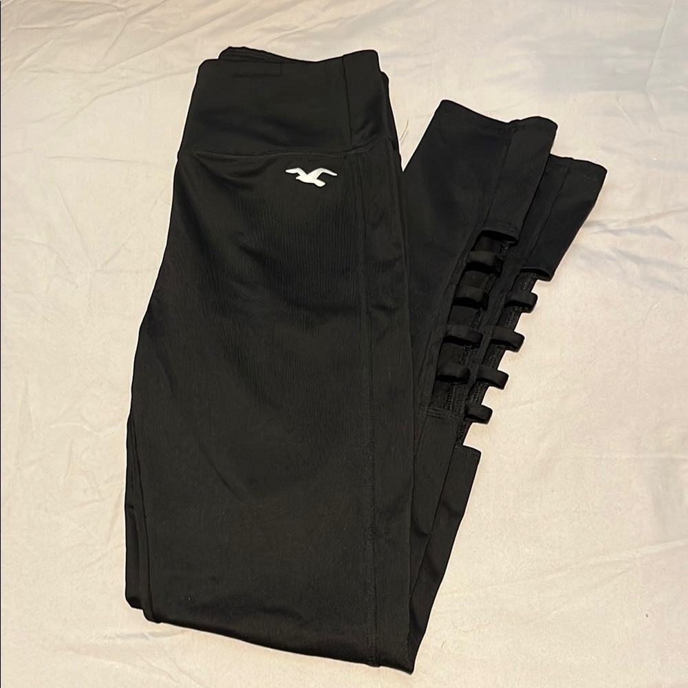 Hollister Black High-Waisted Leggings